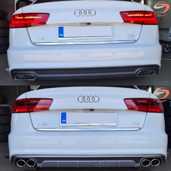 Difuzor S6 C7 FL za Audi A6 od 2015 do 2019 godine,